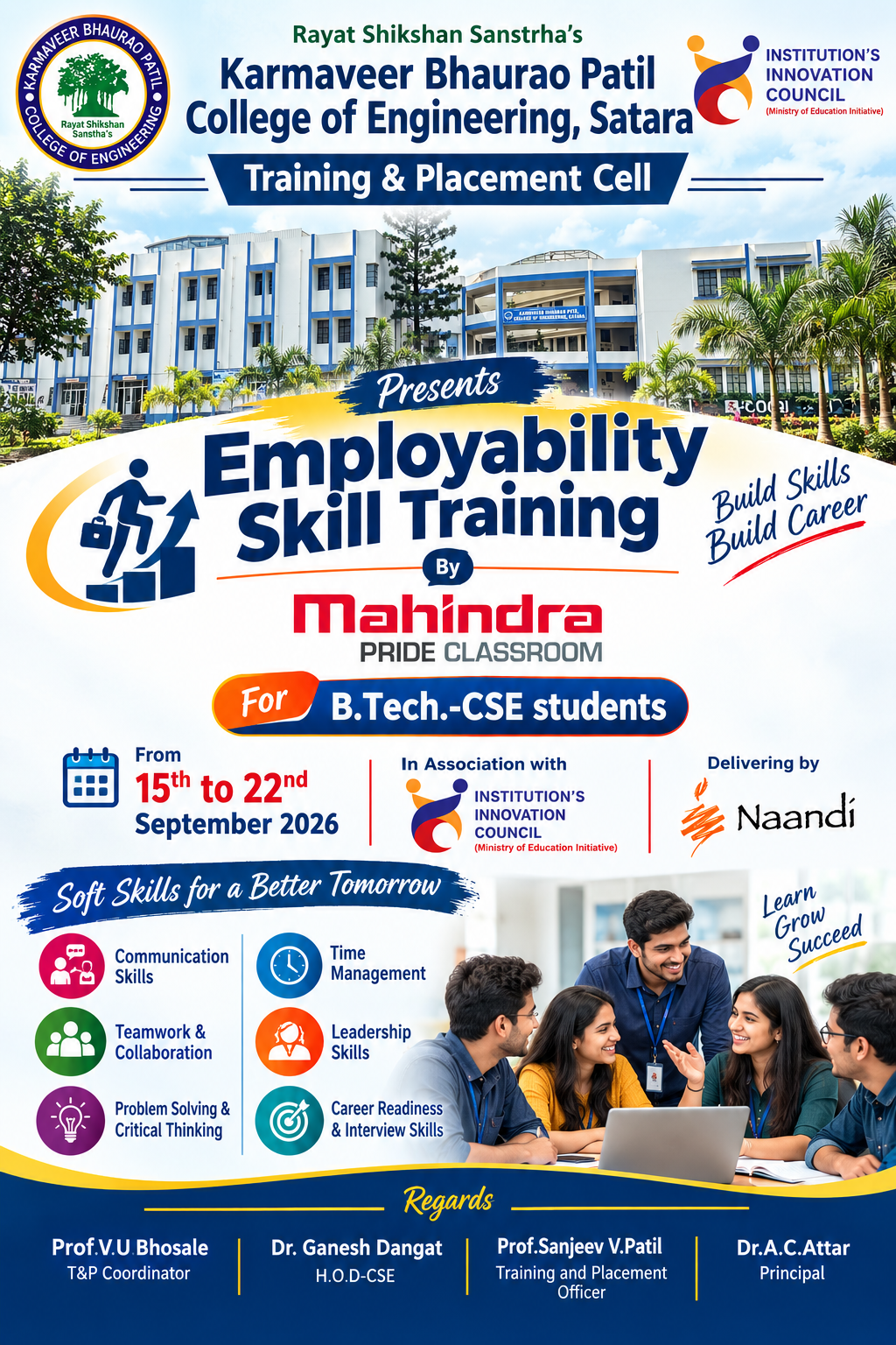 Employability Skill Training for all B.Tech.-CSE Students