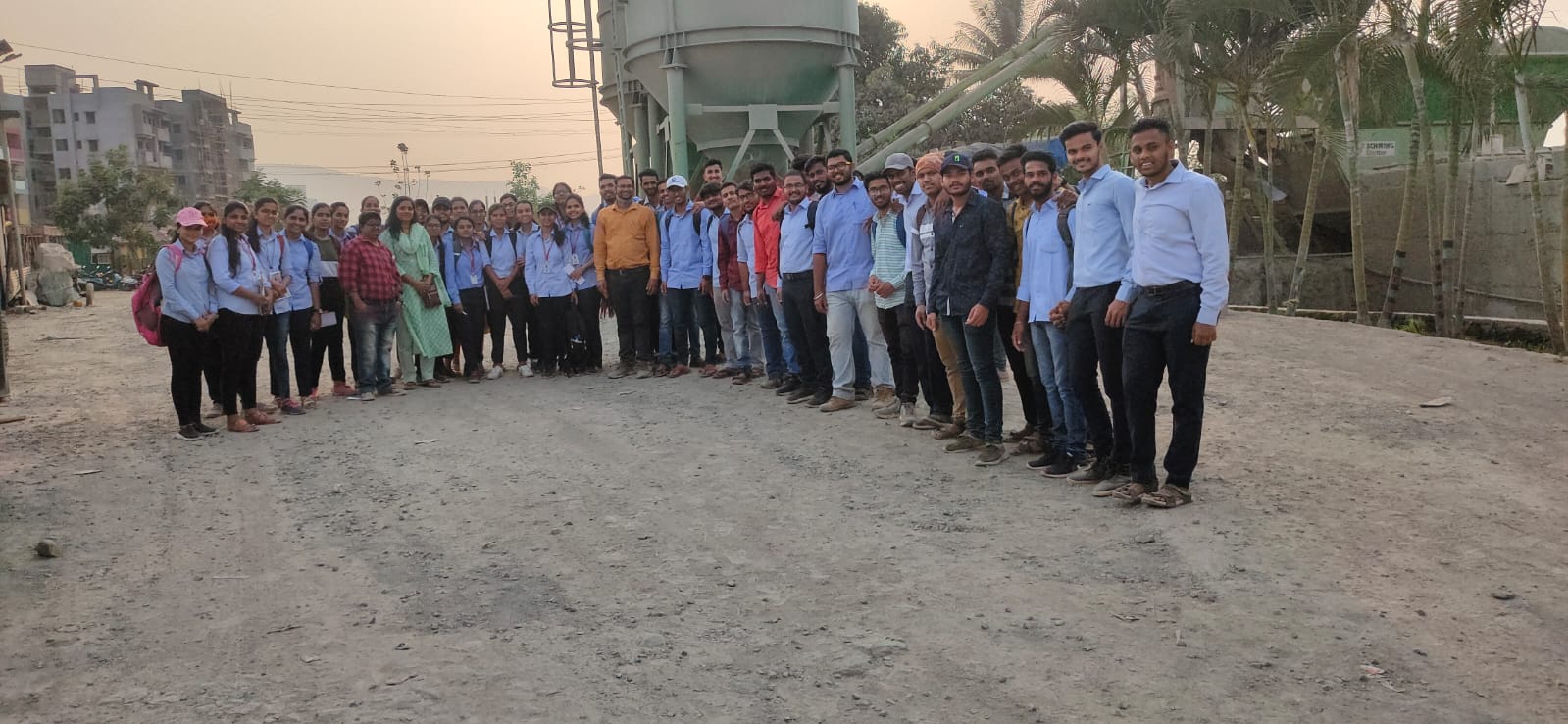 Site visit at Kangralkar R.M.C. plant, Satara (T.Y. B.tech students)