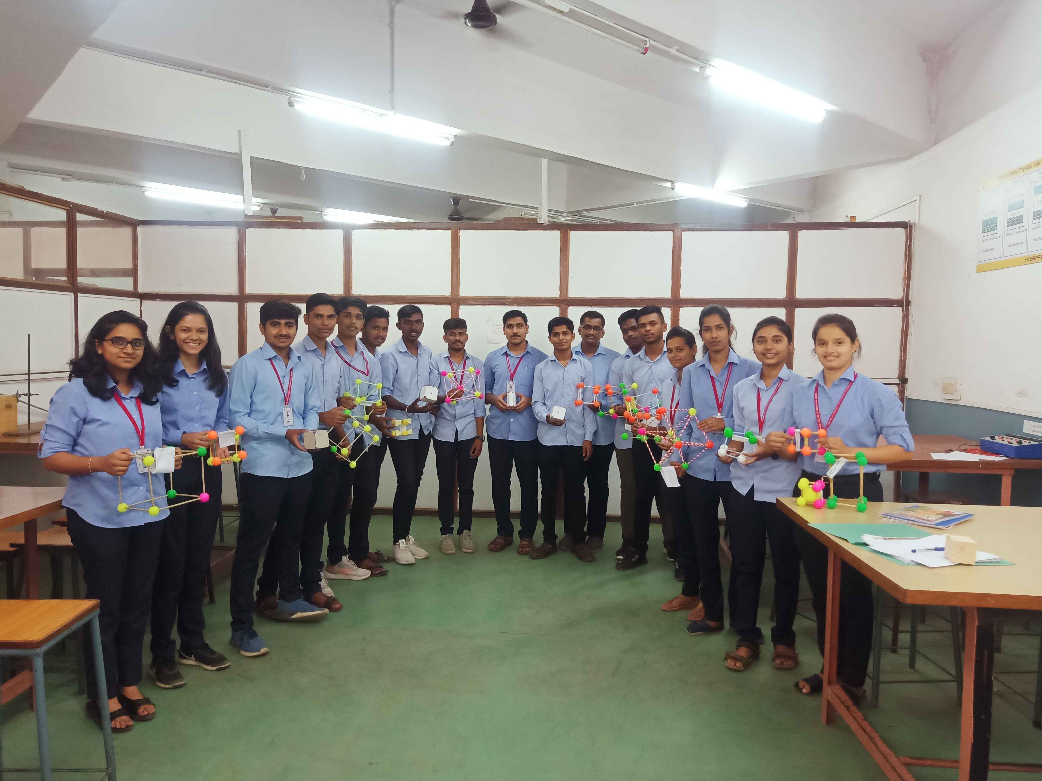 Project based learning of FY B Tech Mechanical & Civil students