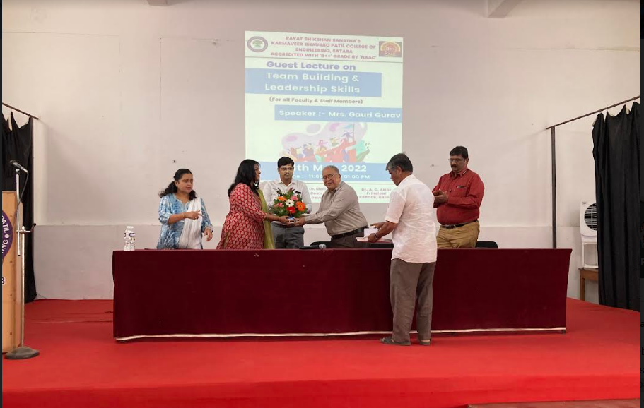 Guest Lecture on Team Building and leadership skills by Mrs. Gauri Gurav