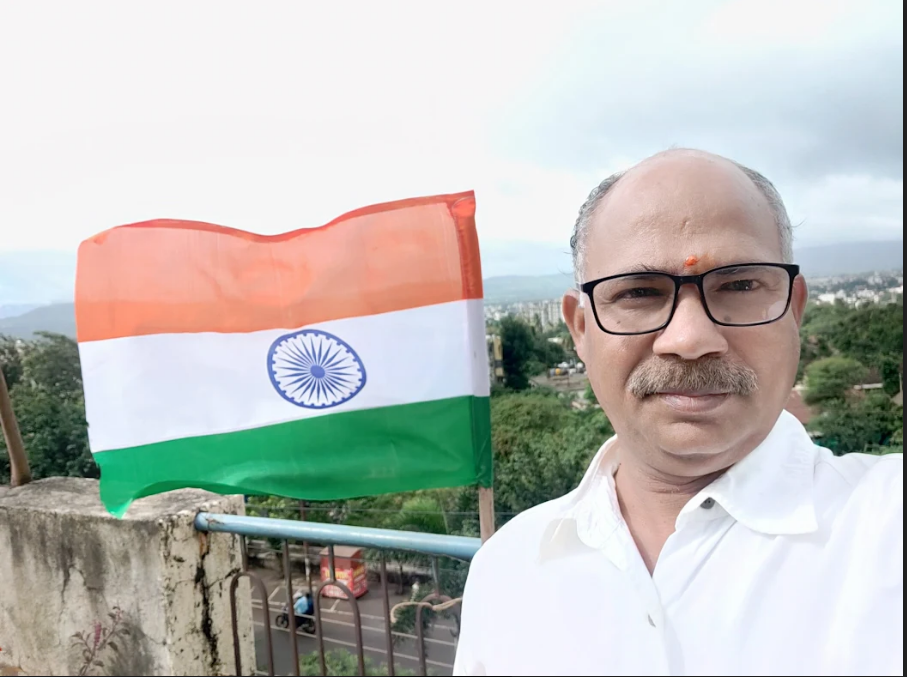 Azadi ka Amritmohostav Selfie with National Flag