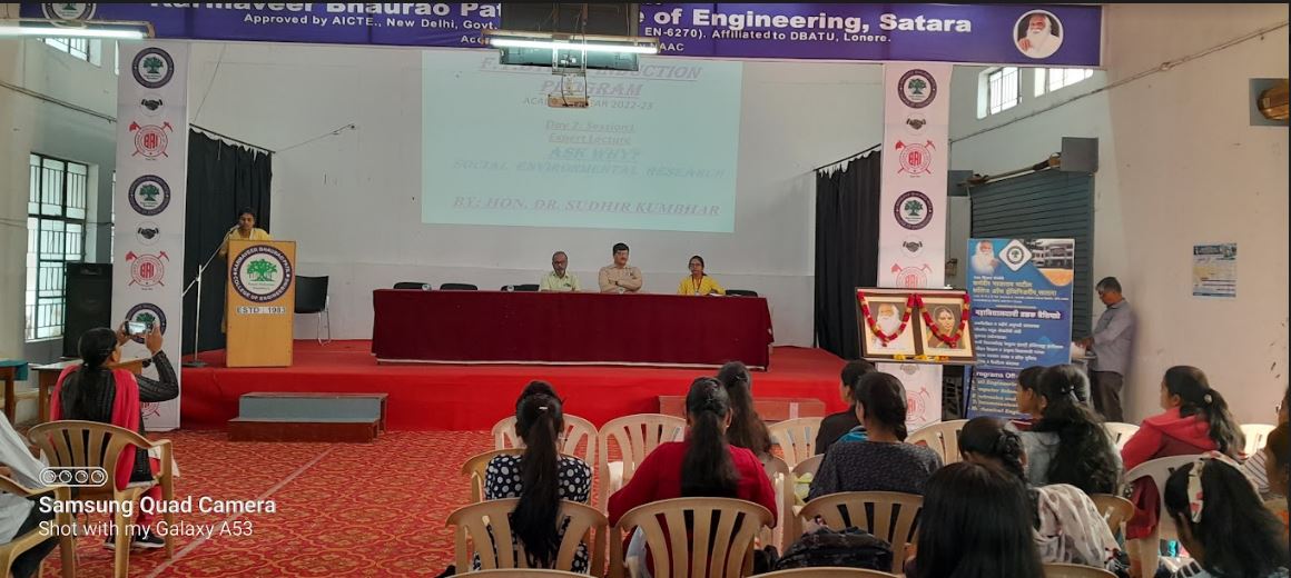 FY BTech Induction Program Day 2,Session 2 Session delivered by Hon. Dr. Sudhir Kumbhar