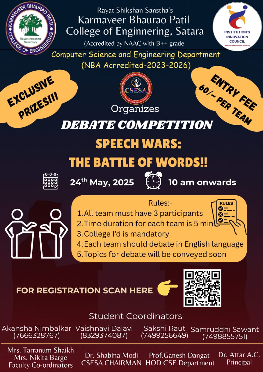 24th  May 2025"College Debate Competition"